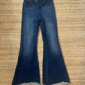 Judy Blue Flare Wide Leg Blue Jeans